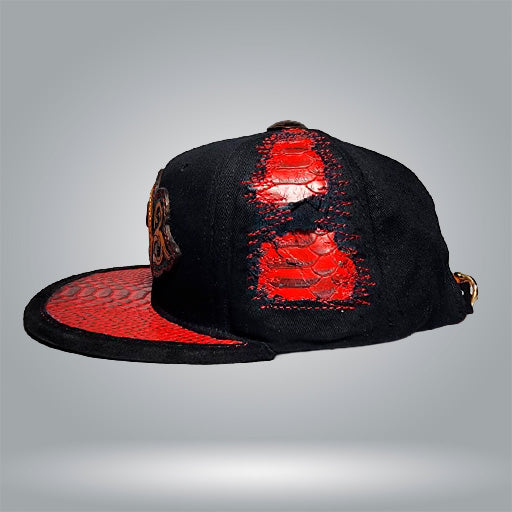 Gorra Centenario Negra – Edición Fuego